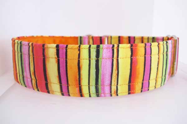 Orange Satin Lined Nelly Cotton House Collar