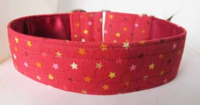 Handmade Quick Release ID Band / House Collar For Lurchers, Greyhounds, Salukis – Adjustable Polypropylene